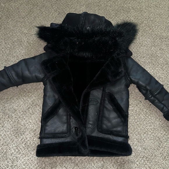 Boys Jordan Craig Sherpa Coat - Picture 1 of 2